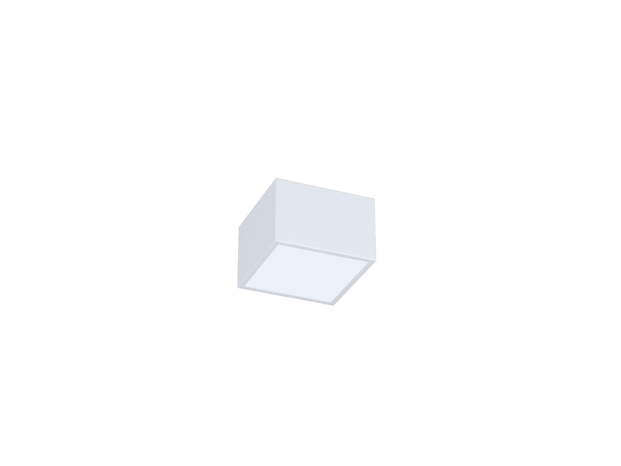 LED-DECKENLEUCHTE 15/15/10 cm   - Weiß, Design, Kunststoff (15/15/10cm) - P & B