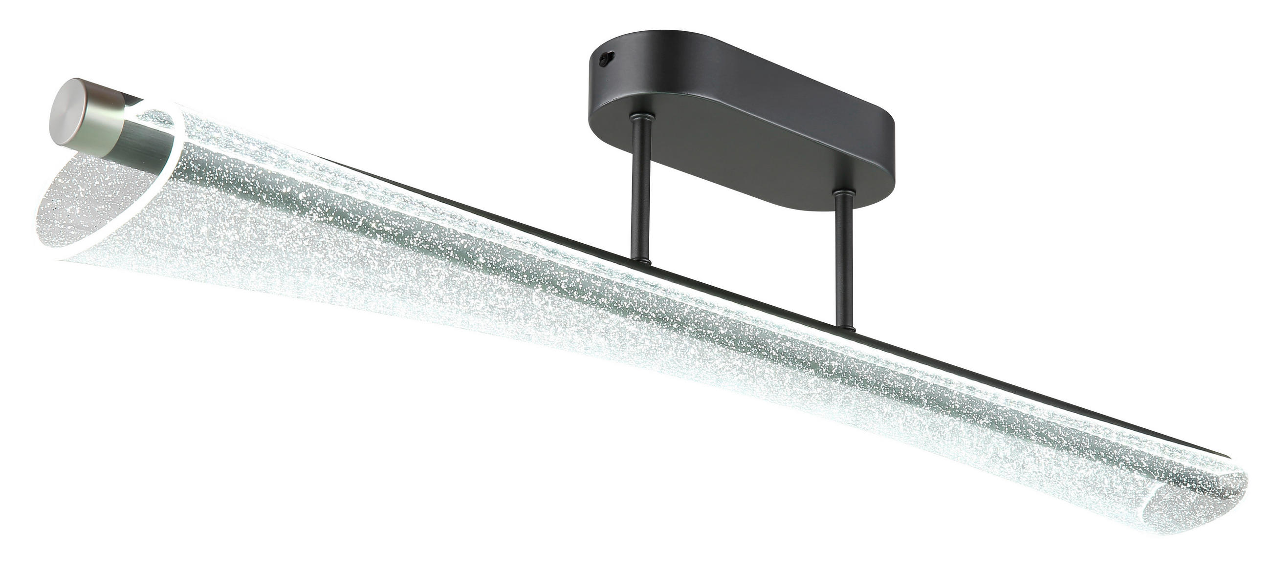 LED-DECKENLEUCHTE 81/12/19 cm - Klar/Anthrazit, Design, Kunststoff/Metall (81/12/19cm) - Globo