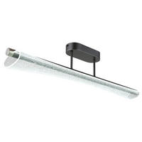 LED-DECKENLEUCHTE 81/12/19 cm   - Klar/Anthrazit, Design, Kunststoff/Metall (81/12/19cm) - Globo