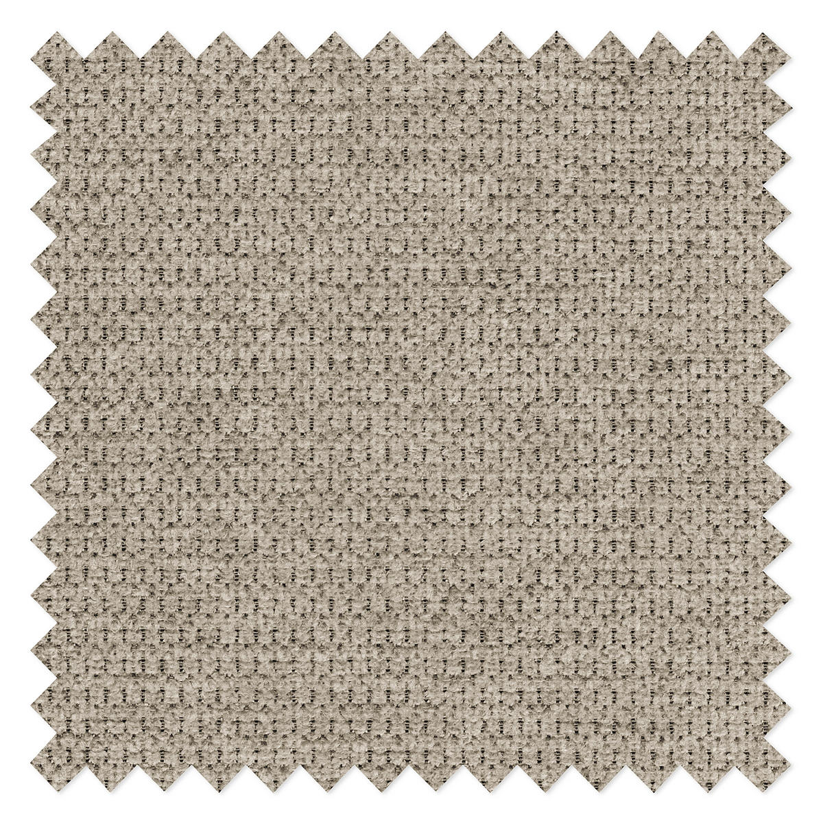 ECKSOFA TORINO Taupe Chenille Bettkasten, Kopfteilverstellung  - Taupe/Schwarzchrom, Design, Textil/Metall (173/247cm) - Livetastic