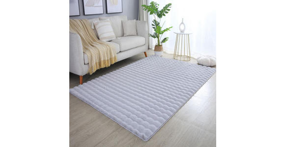 HOCHFLORTEPPICH 160/230 cm AMBIANCE Silberfarben  - Silberfarben, Basics, Textil (160/230cm) - Novel