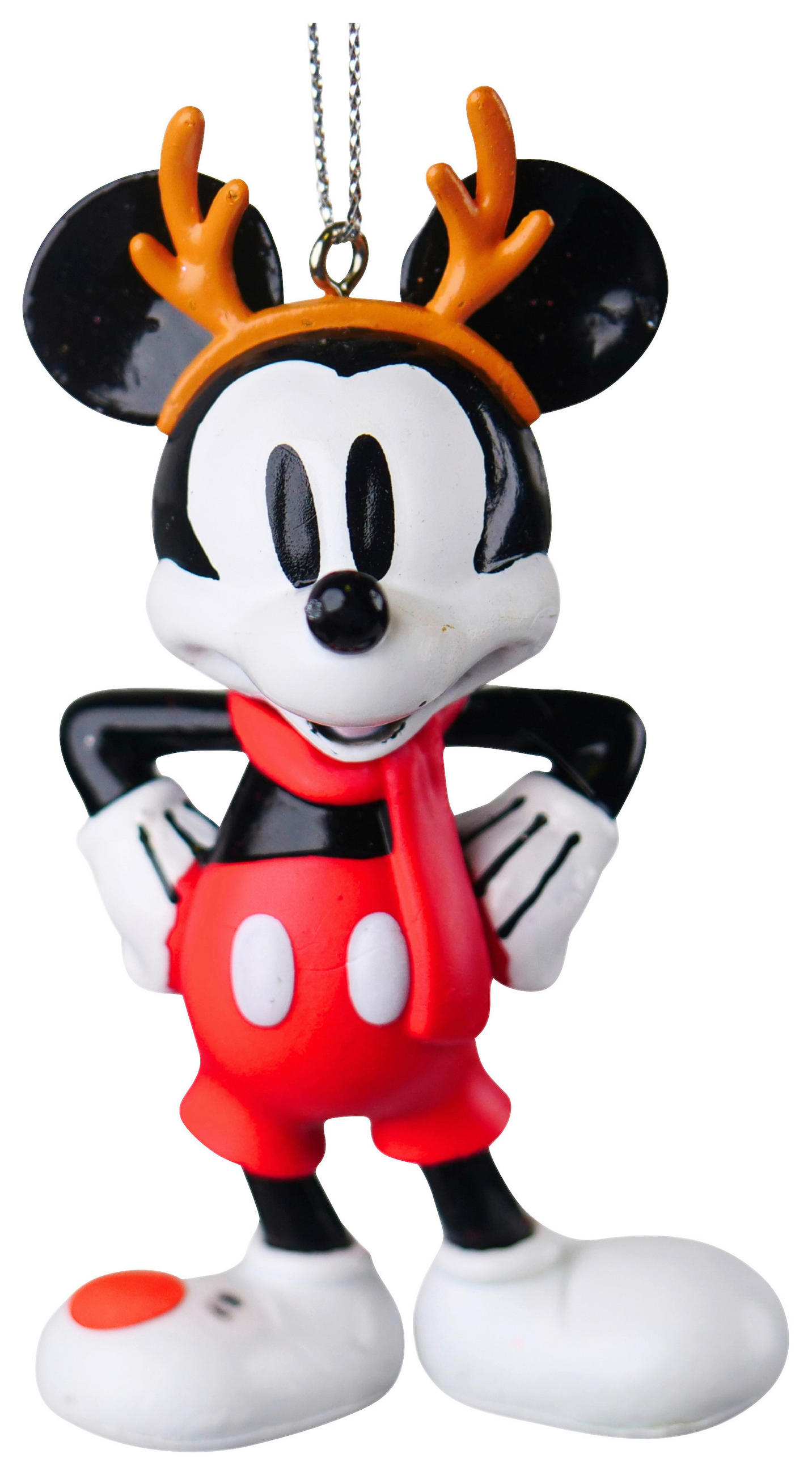 CHRISTBAUMANHÄNGER Mickey Mouse  - Rot/Schwarz, Trend (8cm) - Disney