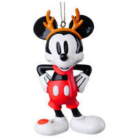 CHRISTBAUMANHÄNGER Mickey Mouse  - Rot/Schwarz, Trend (8cm) - Disney