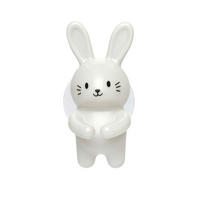 DRŽÁK NA ZUBNÍ KARTÁČEK bílá - bílá, Basics, plast (3/11,9/8,6cm) - Kikkerland
