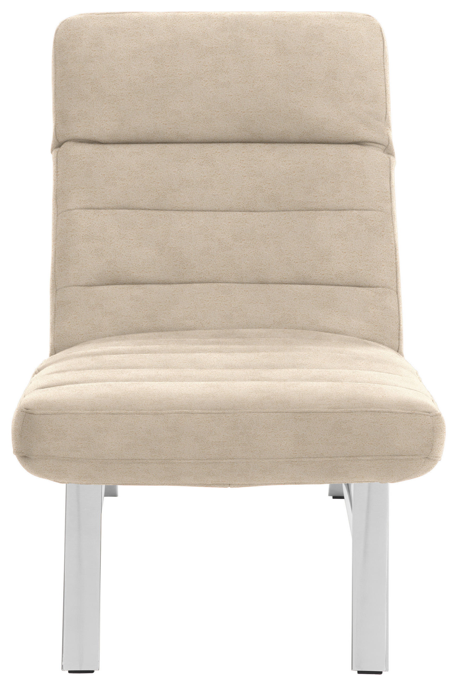 LIEGE in Mikrofaser Beige  - Chromfarben/Beige, Design, Textil/Metall (65/91/170cm) - Chilliano
