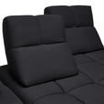ECKSOFA in Struktur Schwarz  233/313 cm  - Schwarz, Design, Kunststoff/Textil (233/313cm) - Emilio Belluti
