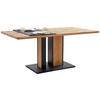 ESSTISCH in Holz, Metall 200/90/76 cm  - Eichefarben/Anthrazit, Natur, Holz/Metall (200/90/76cm) - Linea Natura
