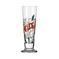 SCHNAPSGLAS 52 ml  - Rot/Schwarz, LIFESTYLE, Glas (3,5/3,5/11,3cm) - Ritzenhoff