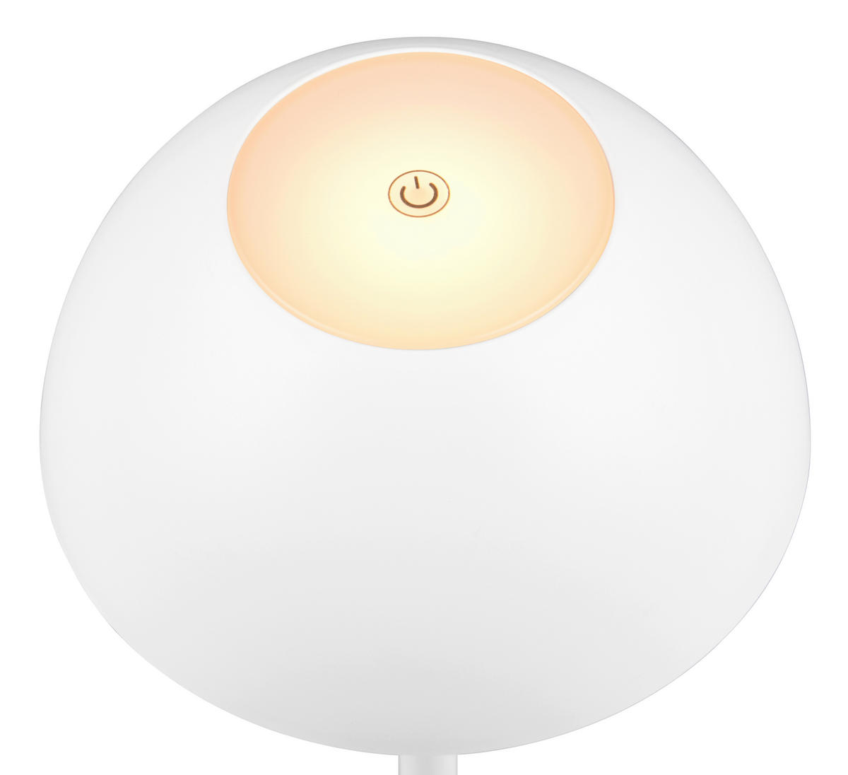 NABÍJATEĽNÁ STOLNÁ LAMPA 13,5/30 cm - biela, Trend, plast (13,5/30cm)