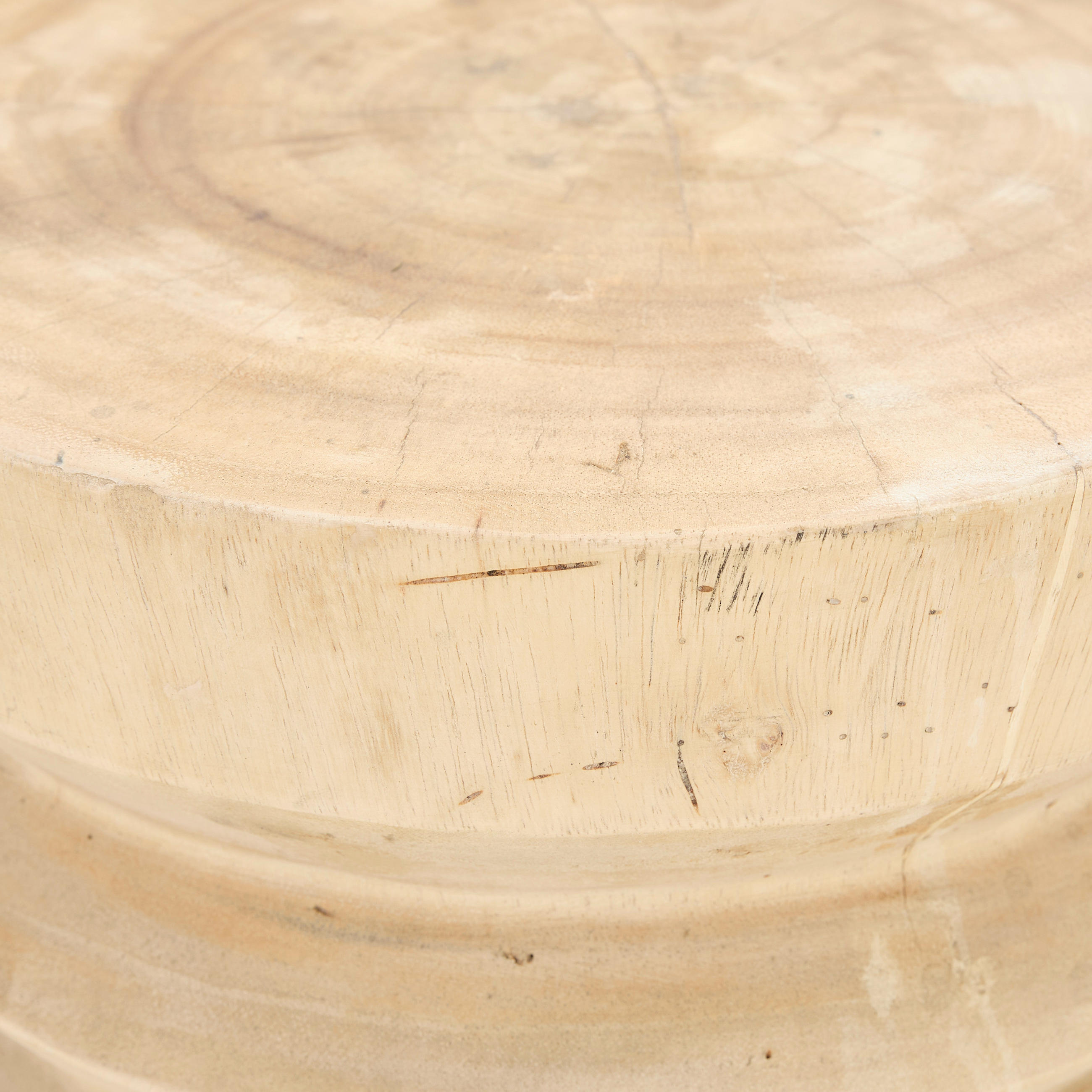 Thumbnail - Livetastic Beistelltisch, Natur, Holz, Suar Holz, massiv, 30x40x30 cm, Wohnzimmer, Wohnzimmertische, Beistelltische