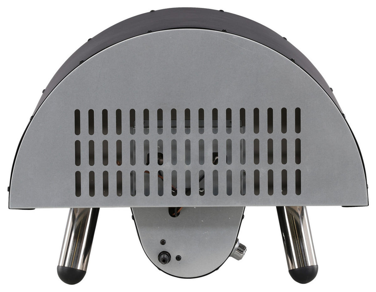 PIZZAOFEN  - Schwarz, KONVENTIONELL, Metall (52/39/49cm) - Gardenson