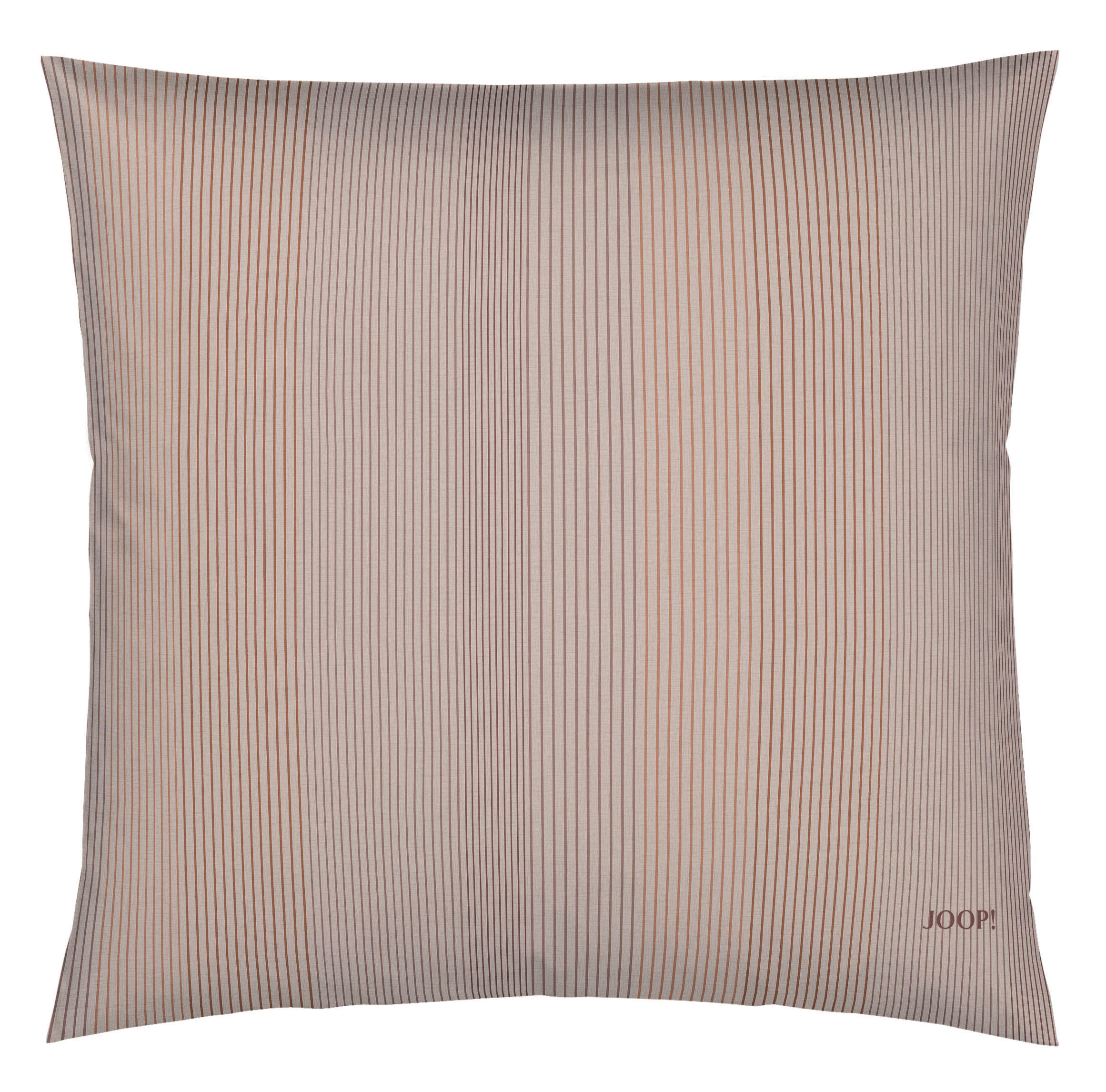 KISSENHÜLLE GROOVE 80/80 cm  - Kupferfarben, Basics, Naturmaterialien/Textil (80/80cm) - Joop!