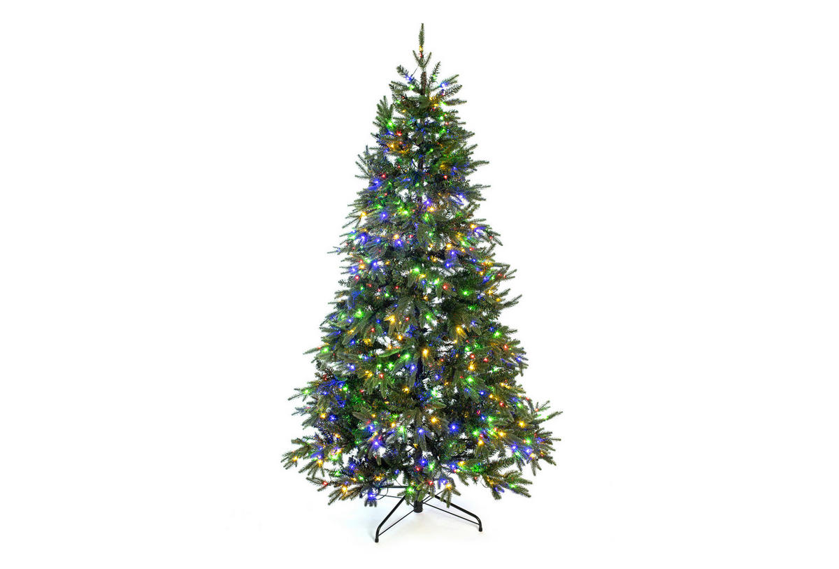 WEIHNACHTSBAUM 210 cm  - Waldgrün, Basics, Kunststoff/Metall (134/210cm)