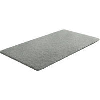 BADEMATTE Grau 60/100 cm  - Grau, Basics, Kunststoff/Textil (60/100cm) - Grund