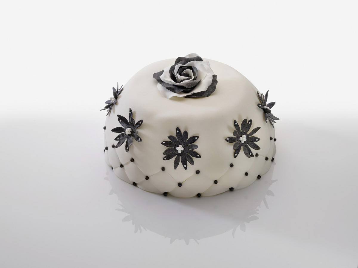 GUGELHUPFFORM  - Anthrazit/Creme, Metall (22/11,5cm) - Zenker