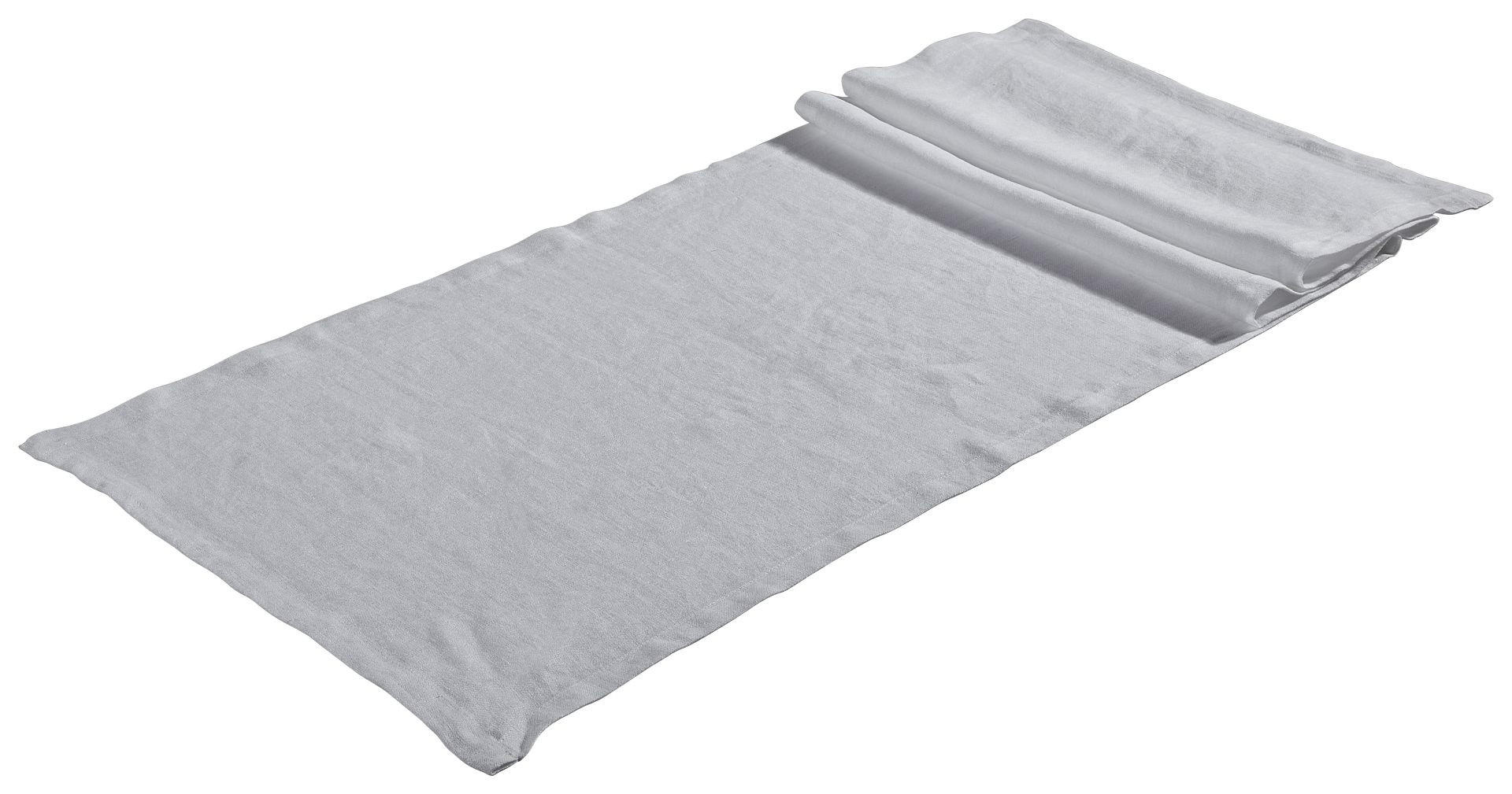 TISCHLÄUFER Lina Textil Hellgrau 50/140/00 cm  - Hellgrau, Design, Textil (50/140/00cm) - Dieter Knoll