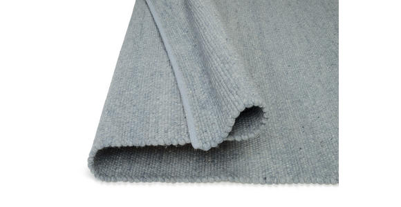 HANDWEBTEPPICH 200/250 cm Helsinki  - Blau/Grau, Basics, Textil (200/250cm) - Linea Natura