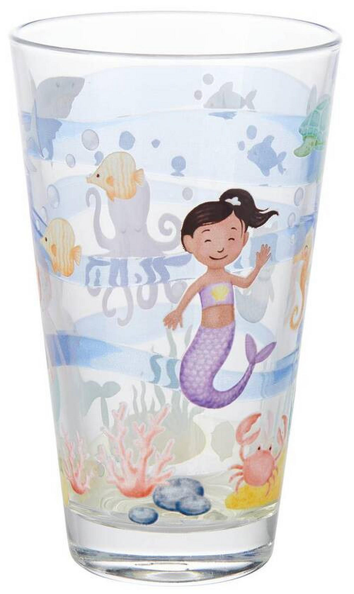KINDER-GLÄSERSET Bambini Aventura 6-teilig  - Trend, Glas (8/13,20/8cm) - Leonardo