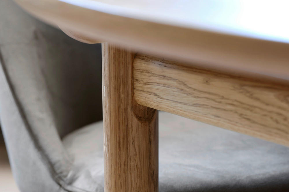 MATBORD ekfärgad  utdragbar, finns i olika storlekar  - ekfärgad, Design, trämaterial (120cm) - Lomoco