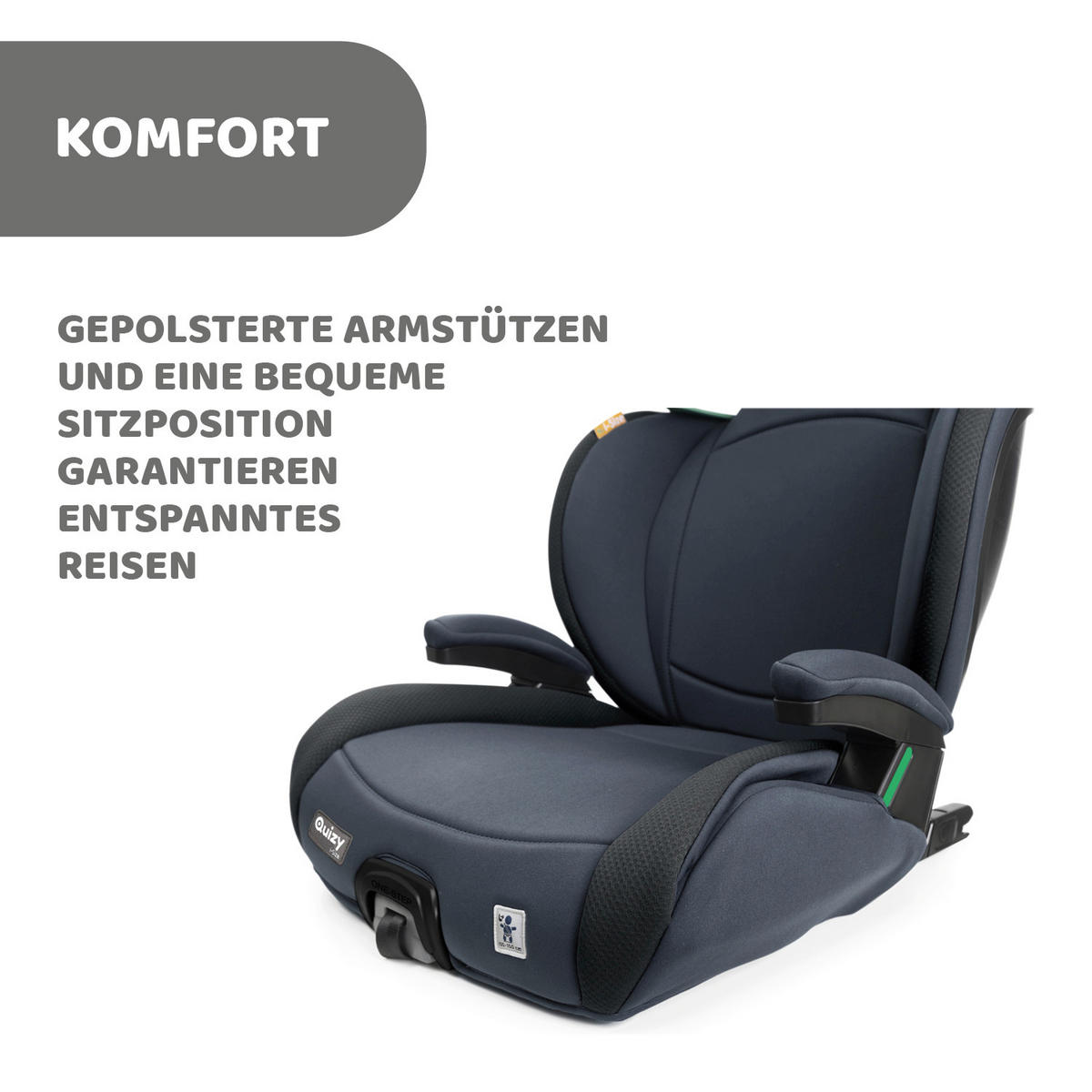 KINDERAUTOSITZ   - Graublau/Dunkelgrau, Basics (44/64/88/40cm) - Chicco