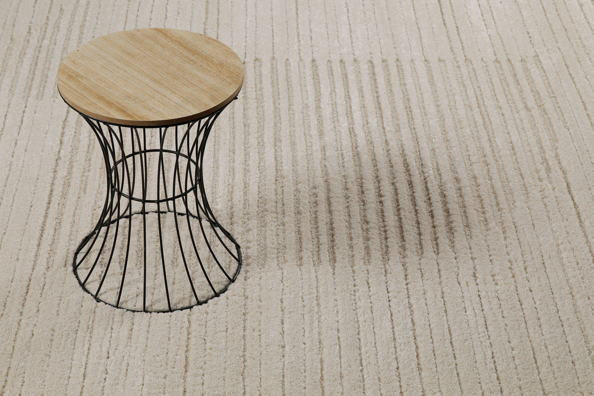 Thumbnail - Wecon Home Webteppich Sven, Creme, Textil, Streifen, rechteckig, 120x170 cm, für Fußbodenheizung geeignet, in verschiede...