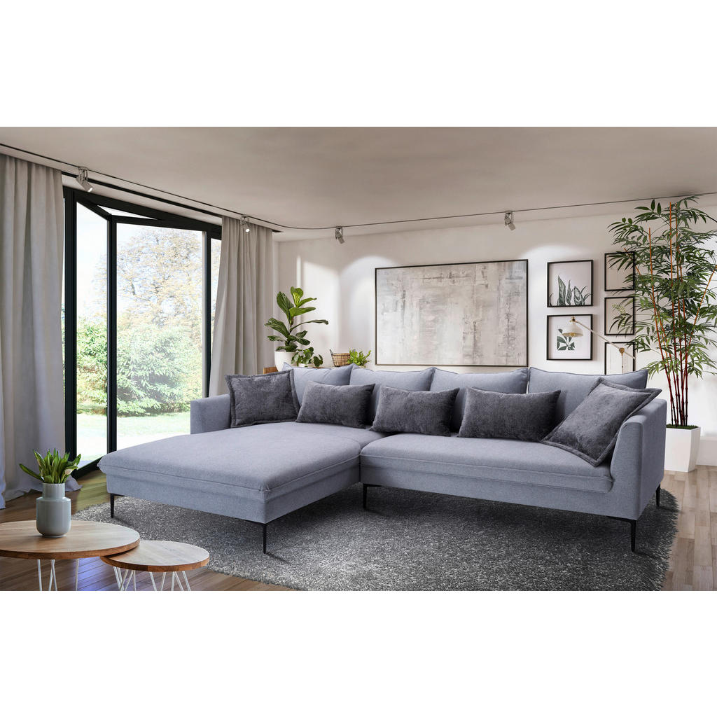 Livetastic ROHOVÁ SEDAČKA, textil, sivá