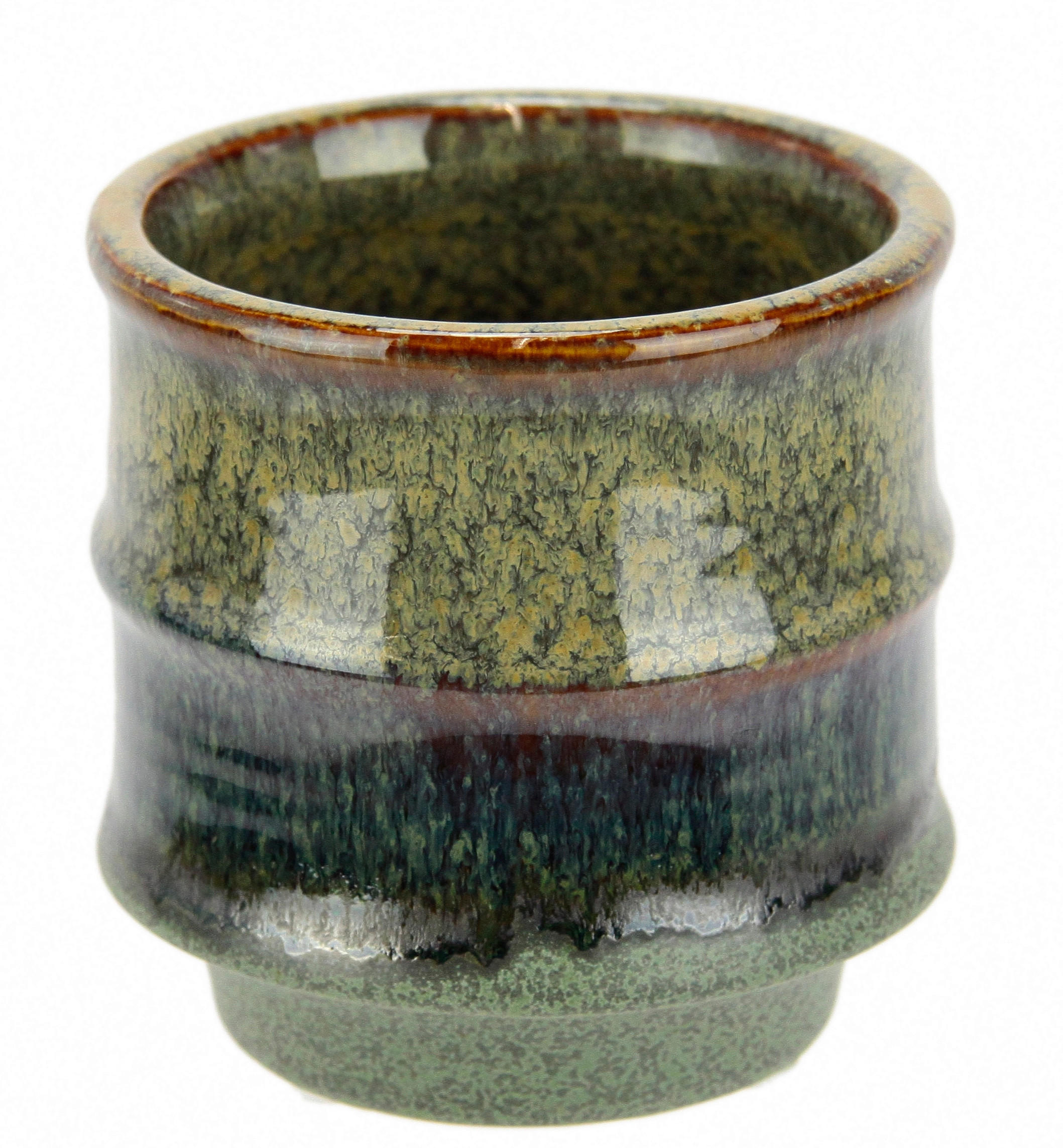 VASE  - Grün, Basics, Keramik (11/12/11cm)