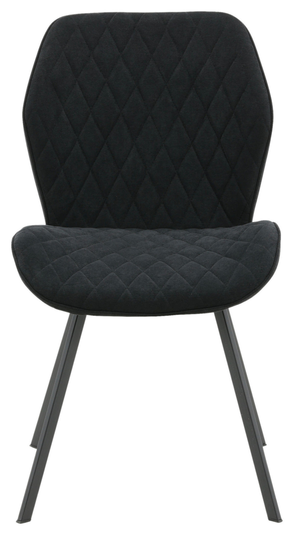 STOLSET 2 styck stål textilväv  - svart, Design, metall/textil (50/90/63cm) - Livetastic
