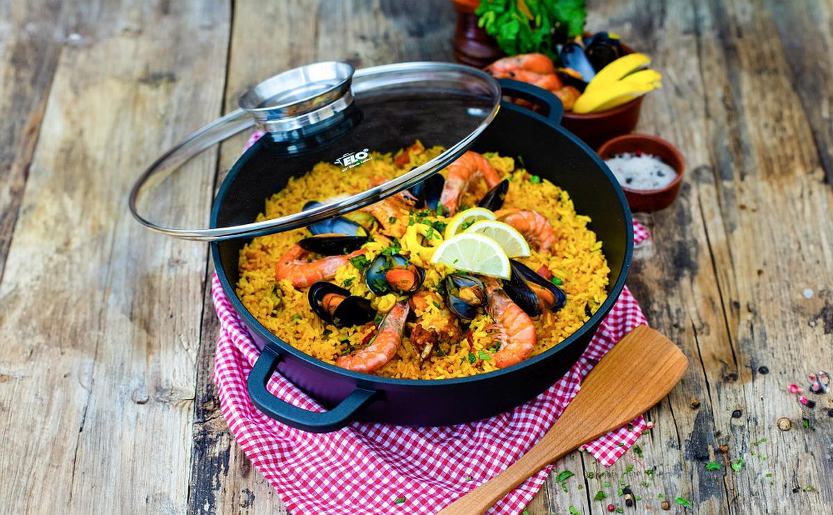 SERVIERPFANNE ELo Alucast Servierpfanne 28 cm cm  - Basics, Metall (28 cmcm) - ELO