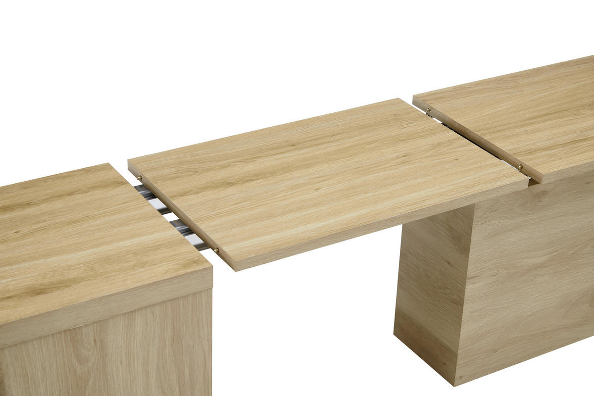 SITZBANK in Holzwerkstoff Eichefarben  - Eichefarben, MODERN, Holzwerkstoff (100/262/36/46cm) - P & B