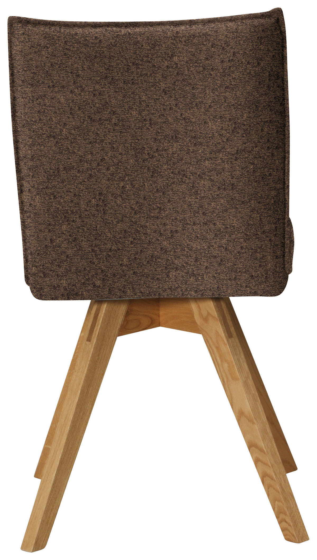 STUHL  in Samt  - Eichefarben/Braun, Konventionell, Holz/Textil (60/91/61cm) - Moderano