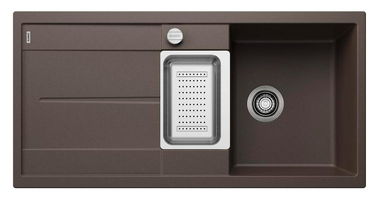 SPÜLE 515045  - Braun, Basics, Stein (100/19/50cm) - Blanco