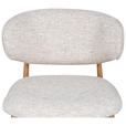 STUHL   Webstoff  Eichefarben, Beige  - Eichefarben/Beige, Design, Textil/Metall (54/80/59cm) - Novel