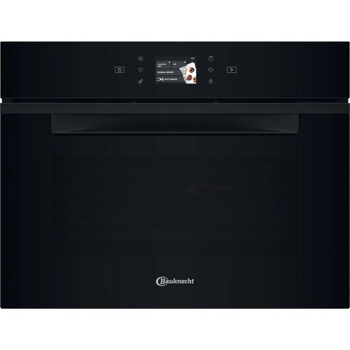 KOMPAKTBACKOFEN BCW11O7FHTSK  - Schwarz, Basics, Glas/Metall (59,5/45,5/49,6cm) - Bauknecht