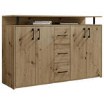 SIDEBOARD  in 139/90/34 cm  - Eiche Artisan, KONVENTIONELL, Holzwerkstoff/Kunststoff (139/90/34cm) - Carryhome