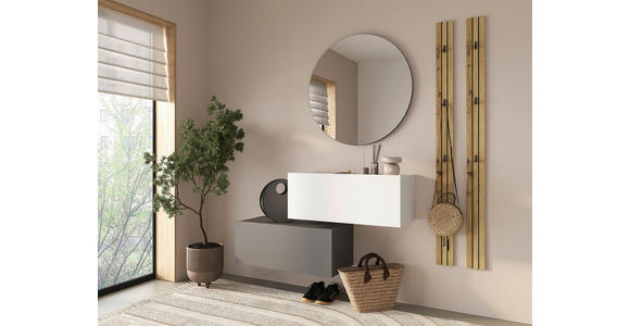 WANDKONSOLE Holzwerkstoff Anthrazit  - Anthrazit, MODERN, Holzwerkstoff (80/31,7/36,6cm) - Xora