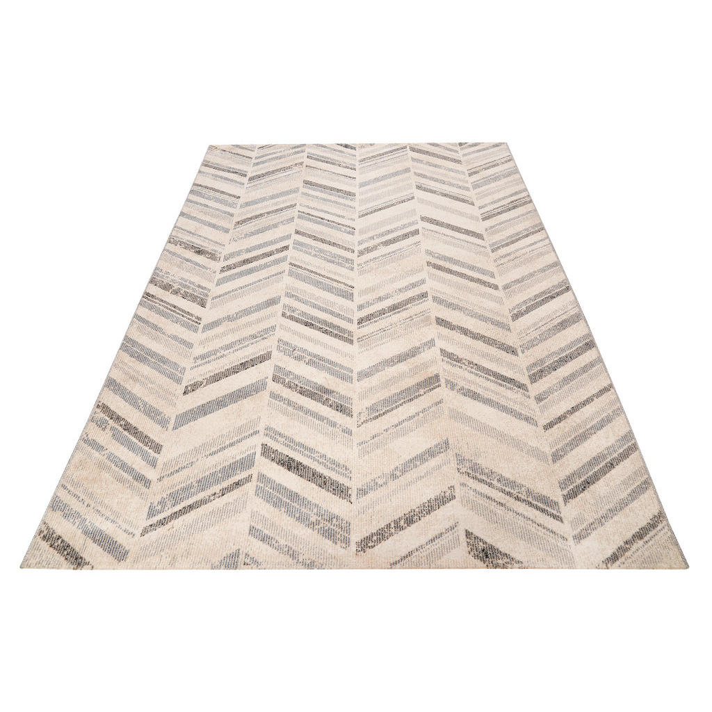 Thumbnail - Esprit Outdoorteppich Cabana, Grau, Textil, Abstraktes, rechteckig, 120x170 cm, Textiles Vertrauen - Oeko-Tex®, für Fußb...