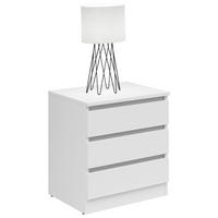NACHTSCHRANK 45/52/42 cm  - Weiß, KONVENTIONELL, Holzwerkstoff (45/52/42cm)