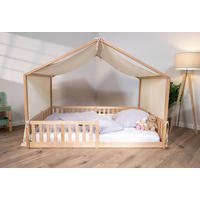 SPIELVORHANG - Creme, Basics, Textil (90/200cm) - tiSsi