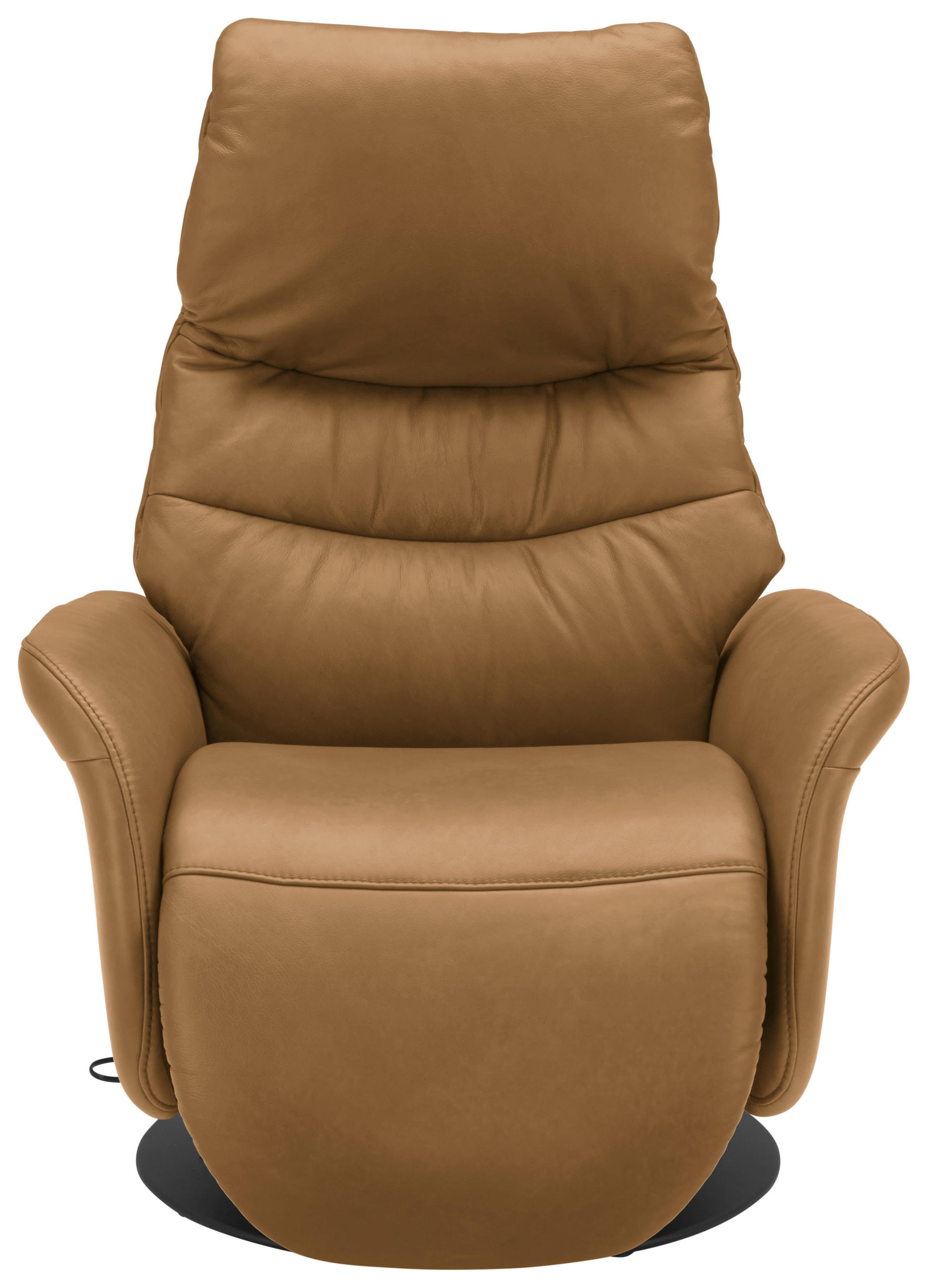 RELAXSESSEL in Leder Honig, Currygelb  - Currygelb/Anthrazit, Design, Leder/Metall (78/111/85cm) - Himolla Komfortklass