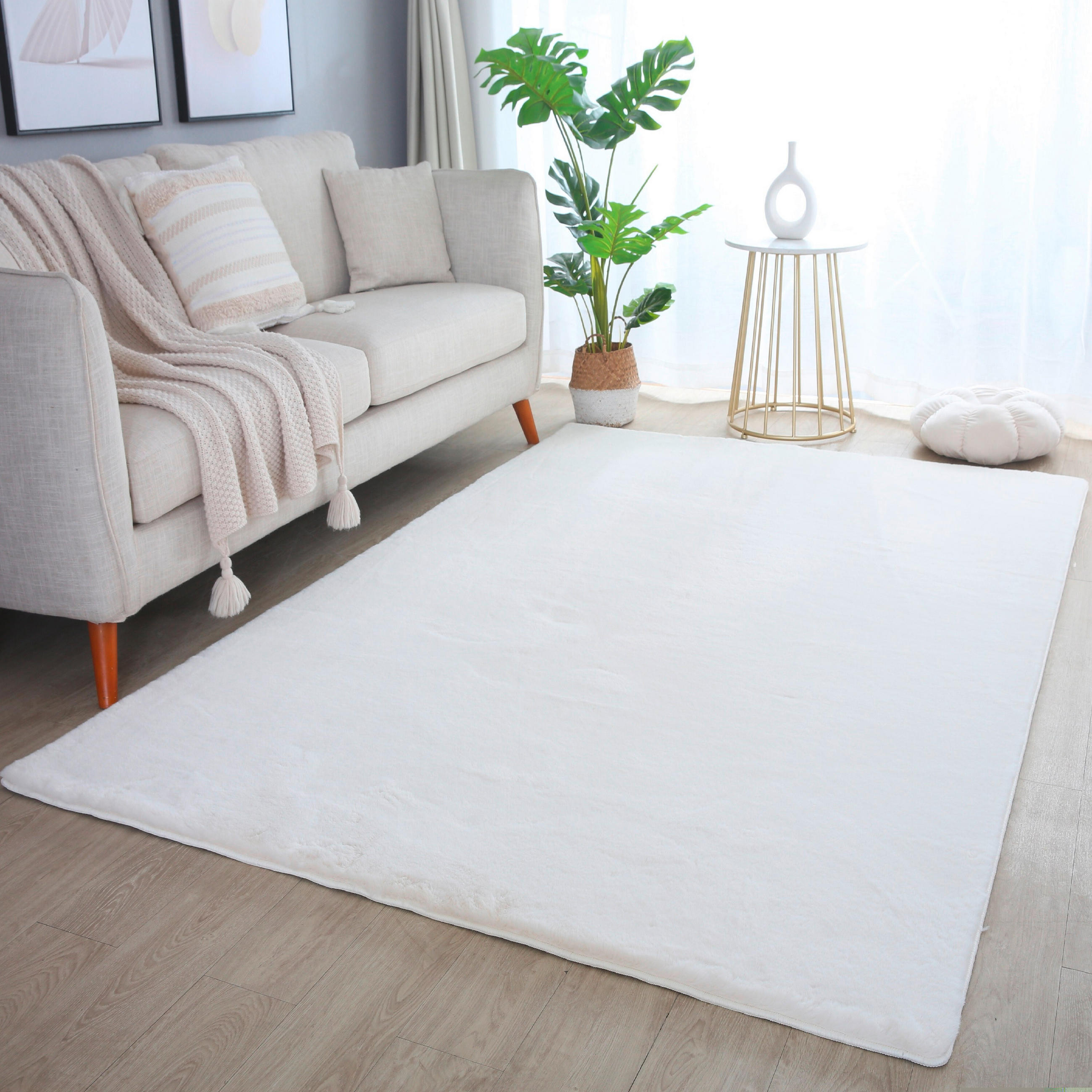 LÄUFER 80/250 cm Pouffy Creme  - Creme, Basics, Textil (80/250cm)