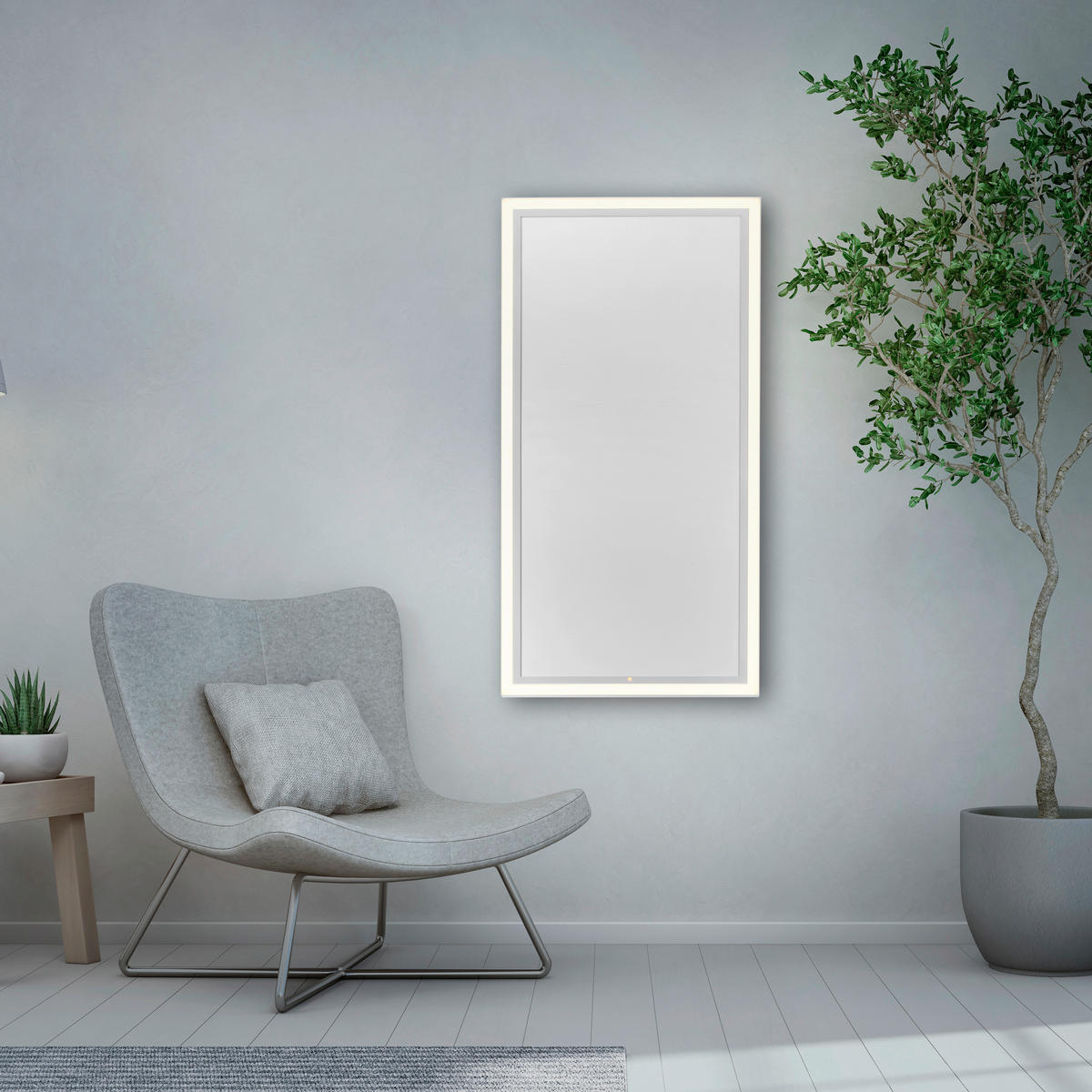 LED-DECKENLEUCHTE 120/60/6,8 cm   - Weiß, KONVENTIONELL, Kunststoff/Metall (120/60/6,8cm)