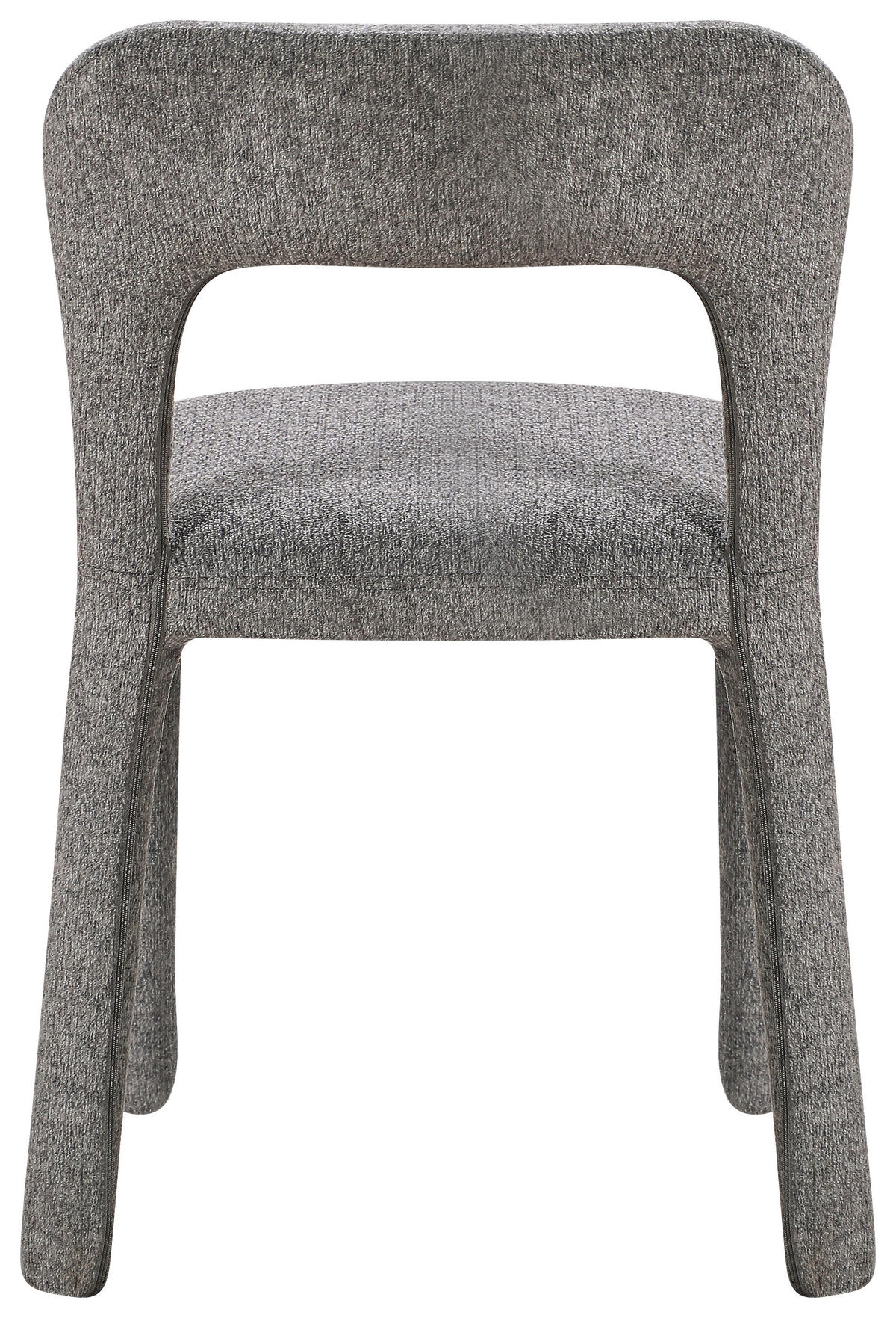 STUHL   Chenille  Grau  - Grau, MODERN, Textil/Metall (47/76/57cm) - Carryhome