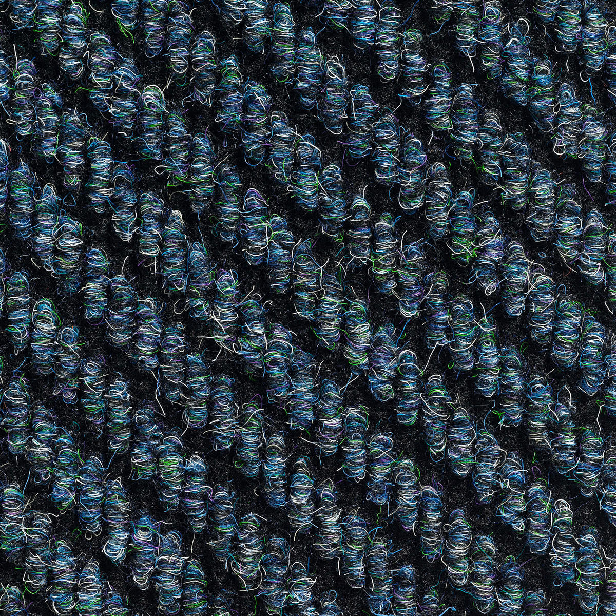 TEPPICHFLIESE 50/50 cm  in Blau  - Blau, Basics, Textil (50/50cm)