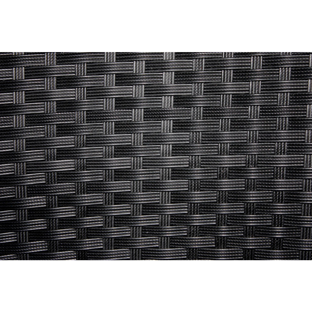 Thumbnail - Gardenson Stapelstuhl, Schwarz, Silber, Metall, Kunststoff, rund, 55x87x57 cm, stapelbar, wetterbeständig, UV-beständig,...