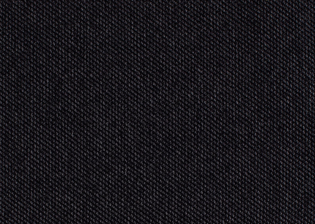 BOXSPRINGSOFA in Webstoff Schwarz  - Schwarz, Design, Textil/Metall (202/93/100cm) - Novel