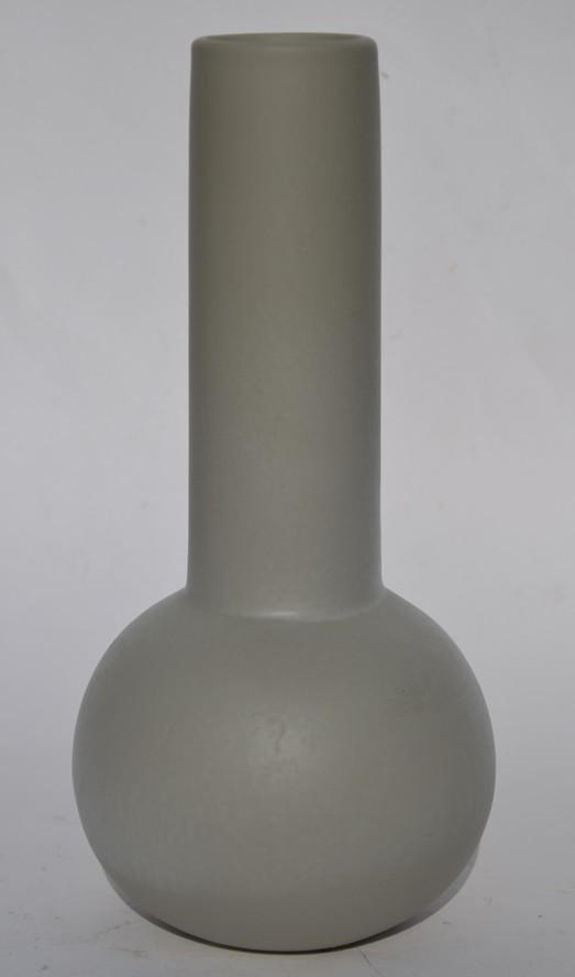 XXXLutz Vase Hellgrau 18x34x18 cm