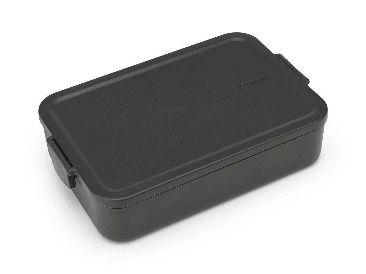 KRABIČKA NA OBĚD plast   - tmavě šedá, Basics, plast (25.5/6/16.7cm) - Brabantia