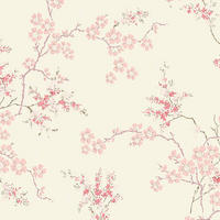 VLIESTAPETE - Pink/Beige, Basics, Papier/Kunststoff (52/1000cm)