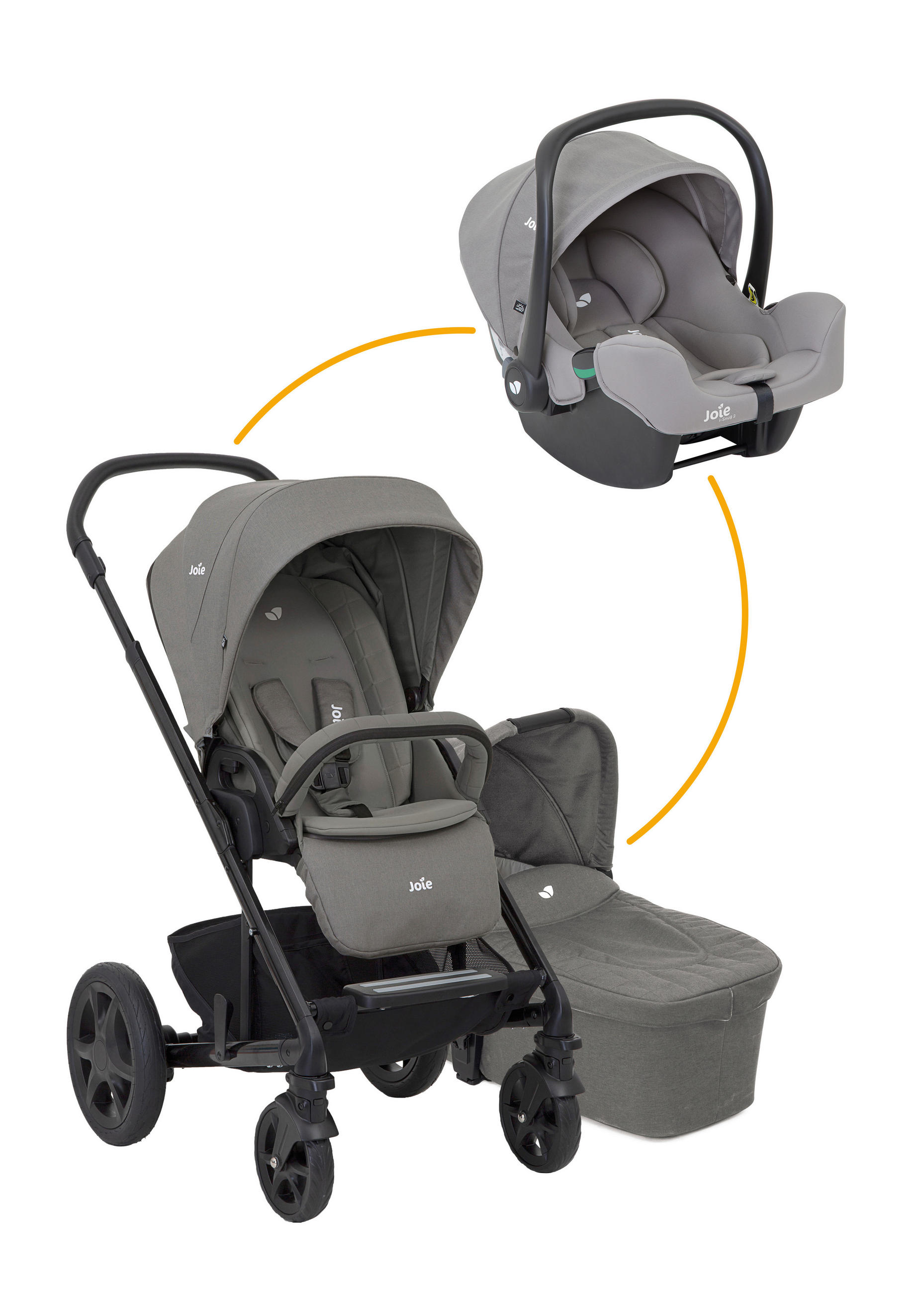 Joie store chrome kinderwagen